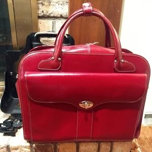 McKlein USA
Red Leather Laptop Travel Bag